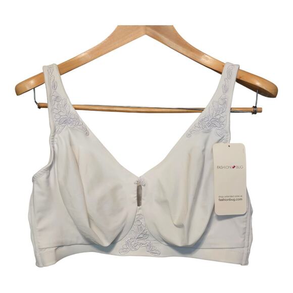 Fashion Bug Softcup Bra Womens Size 50DD White - Picture 1 of 6